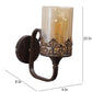 Antique Metal Wall Light -S-203-1W - Included Bulb