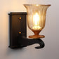Wooden Wood- Metal Wall Light -S-209-1W - Included Bulb