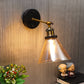 Black Metal Wall Light -S-218-1W - Included Bulb