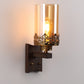 Wooden Wood- Metal Wall Light -S-225-1W - Included Bulb