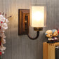 Wooden Metal Wall Light -S-260-1W - Included Bulb