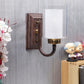 Wooden Metal Wall Light -S-260-1W - Included Bulb