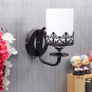 Black Metal Wall Light -S-261-1W - Included Bulb