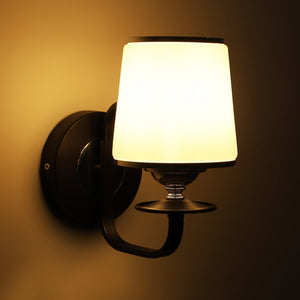 Black Metal Wall Light -S-268-1W - Included Bulb