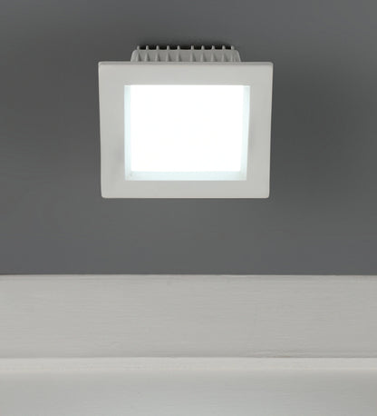 Warm White 12 Watts LED Aluminium Square Panel Down Light | 851-12W-WW | Included Bulb | Eliante by Jainsons Lights