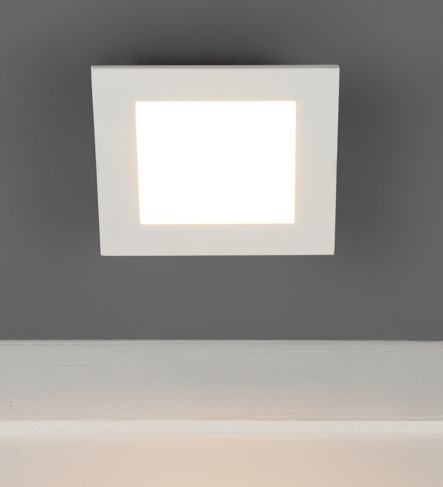 Warm White 12 Watts Led Aluminium Square Panel Down Light | 1011-12W-WW | Included Bulb | Eliante by Jainsons Lights