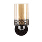 Andre Metal Wall Mounted Uplight Sconce (Black) | 286-1W | Included Bulb | Eliante by Jainsons Lights
