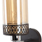 Andre Metal Wall Mounted Uplight Sconce (Black) | 286-1W | Included Bulb | Eliante by Jainsons Lights