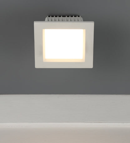 White 12 Watts LED Aluminium Square Panel Down Light | 851-12W-White | Included Bulb | Eliante by Jainsons Lights