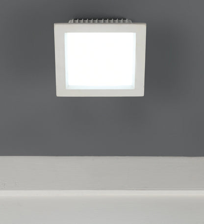 White 20 Watts LED Aluminium Square Panel Down Light | 851-20W-White | Included Bulb | Eliante by Jainsons Lights