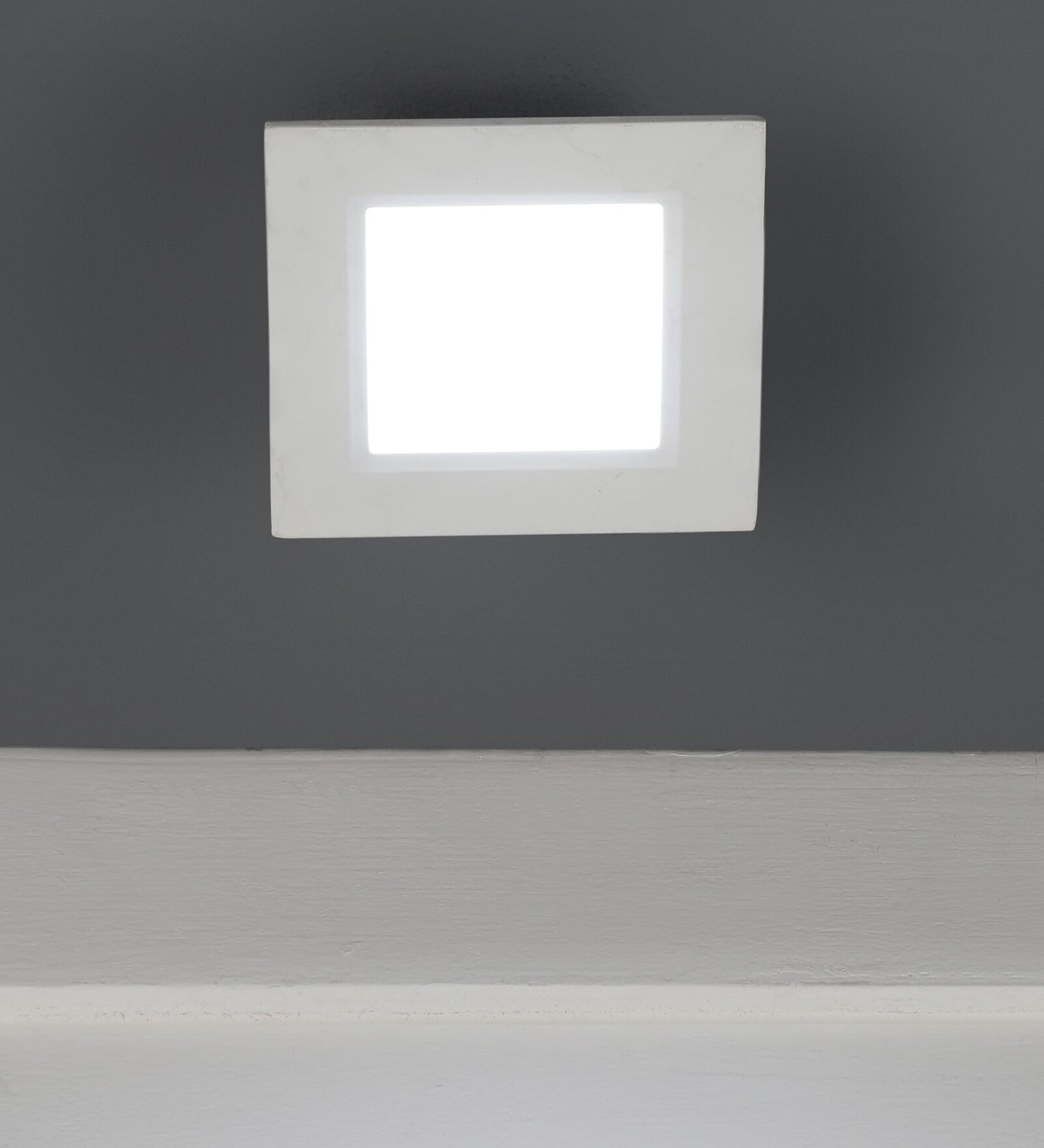 White 6 Watts LED Aluminium Square Panel Down Light | 1011-6W-White | Included Bulb | Eliante by Jainsons Lights