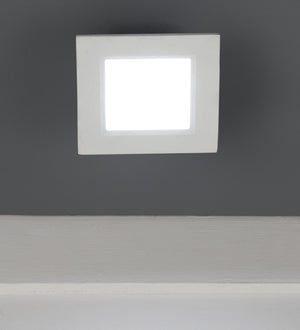 White 6 Watts LED Aluminium Square Panel Down Light | 1011-6W-White | Included Bulb | Eliante by Jainsons Lights