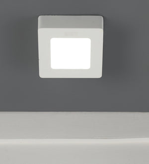 White 6 Watts Led Aluminium Square Panel Down Light | 5018-6W-White | Included Bulb | Eliante by Jainsons Lights