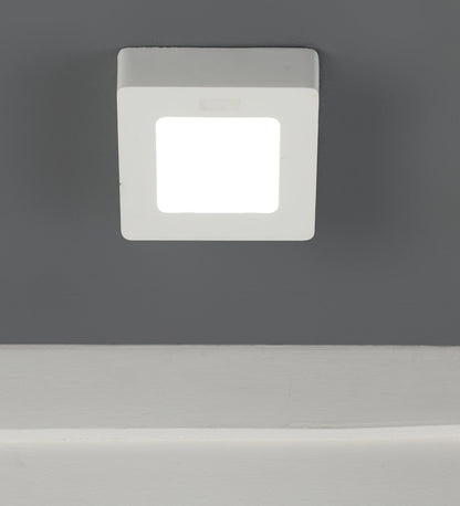 White 6 Watts Led Aluminium Square Panel Down Light | 5018-6W-White | Included Bulb | Eliante by Jainsons Lights