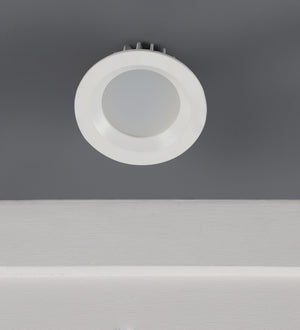 White 8 Watts LED Aluminium Round Panel Down Light | 6215-8W-White | Included Bulb | Eliante by Jainsons Lights