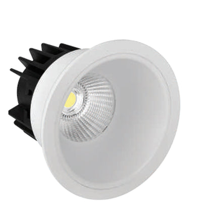 White Reflector Delta Deep Recessed Reflector Ring Cob Downlight 7w ALDEL7R