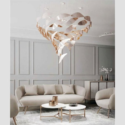 WINGS Hand-Blown Glass Wing Suspension Collection – full view