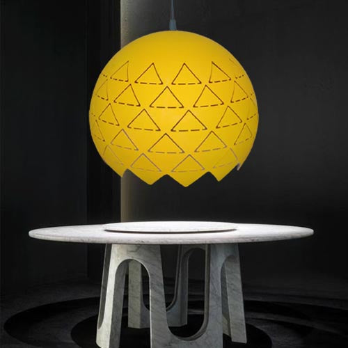 JSPHILO-Yellow 4-264-1xE27 Modern hanging Light