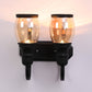 Glass Wall Mounted Uplight Sconce (Yellow) | S-163-2W | Included Bulb | Eliante by Jainsons Lights