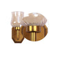 Como Glass Wallchieres (Gold) | S-139-1W | Included Bulb | Eliante by Jainsons Lights