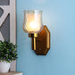 Como Glass Wallchieres (Gold) | S-139-1W | Included Bulb | Eliante by Jainsons Lights