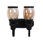 Glass Wall Mounted Uplight Sconce (Yellow) | S-163-2W | Included Bulb | Eliante by Jainsons Lights