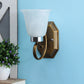 Delmas Gold Glass Wall Sconces | S-99-1W | Included Bulb | Eliante by Jainsons Lights
