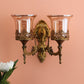 Persian Gold Glass Wall Sconces | S-197-2W | Included Bulb | Eliante by Jainsons Lights