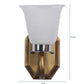 Delmas Gold Glass Wall Sconces | S-99-1W | Included Bulb | Eliante by Jainsons Lights