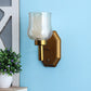 Como Glass Wallchieres (Gold) | S-139-1W | Included Bulb | Eliante by Jainsons Lights