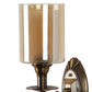 Antiquie Brass Metal Wall Light - Z-301-1W - Included Bulb