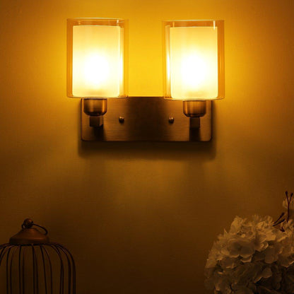 Gold Metal Wall Light - Z-425-2W-MIX - Included Bulb