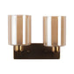 Gold Metal Wall Light - Z-425-2W-MIX - Included Bulb