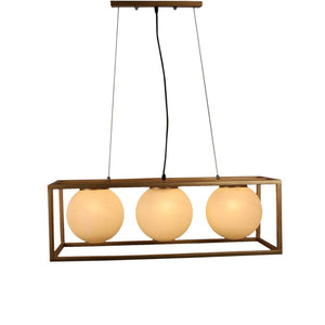 Dorada Antique Gold Brass Hanging Light - Z-555-3LP - Included Bulbs