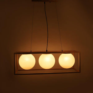 Dorada Antique Gold Brass Hanging Light - Z-555-3LP - Included Bulbs