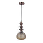 ELIANTE Copper Iron Base Gold Glass Shade Hanging Light - Z-629-1Lp - Bulb Included