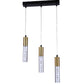 Zenlux Gold Iron Hanging Light  | Inbuilt LED | without Bulb | RJ-2022-3LP | Included Bulb | Eliante by Jainsons Lights