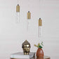 Zenlux Gold Iron Hanging Light  | Inbuilt LED | without Bulb | RJ-2022-3LP | Included Bulb | Eliante by Jainsons Lights